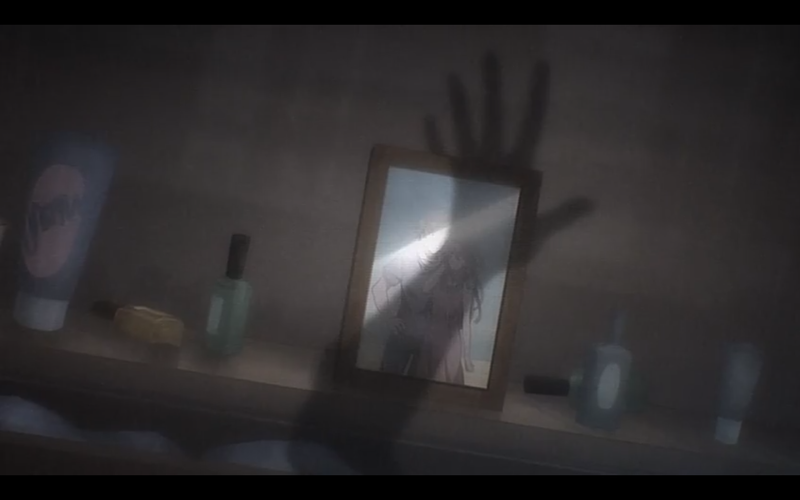 Kotono’s realization of her virtual reality surroundings and flashbacks to her real life were one of the few highlights this episode.